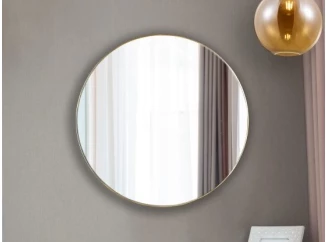 Nástěnné zrcadlo Esra 50 cm, zlaté