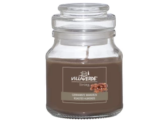 Vonná svíčka ve skleněné dóze Pražené mandle