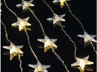 LED vánoční závěs Hvězdy, 120x90 cm