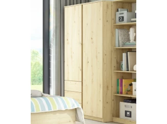 Šatní skříň Carlos, dub artisan, 100 cm