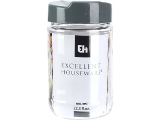 Dóza na potraviny Excellent 660 ml, sklo