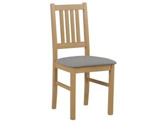 Jídelní židle Bono, dub grandson/šedá tkanina