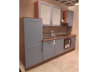 Sestava kuchyně Tábor-IP4250-vystavený kus, dub havanna/modrá