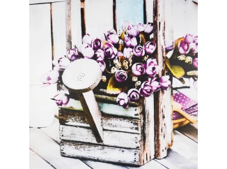 Obraz na plátně Květiny, 80x80 cm