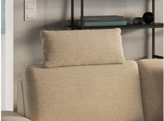 Podhlavník (opěrka hlavy) k sedačce Elite, pískově béžová látka