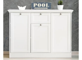 Kombinovaná komoda Landwood, bílá