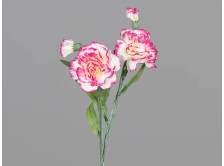 Umělá květina Svazek karafiátů 40 cm, růžovo-krémová