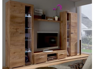 Obývací stěna Flamenco XL, dub lefkas