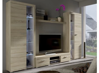 Obývací stěna Flamenco XL, dub sonoma