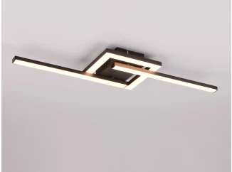 Stropní/nástěnné osvětlení LED Viale, černá mat