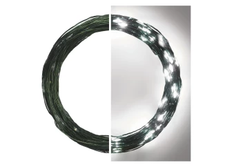 Vánoční řetěz LED Nano 15 m, studená bílá