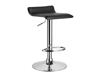 Barová židle Andrea, černá ekokůže