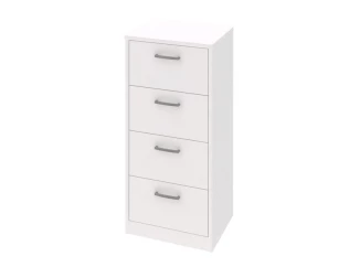 Úzká komoda Mega 139, bílá