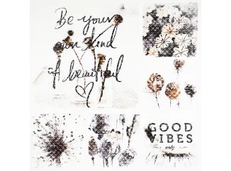 Obraz na plátně Good vibes only, 80x80 cm