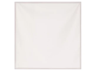 Vánoční ubrus 80x80 cm, bílý se stříbrnými vetkanými nitkami