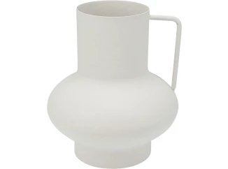 Váza 15 cm, bílý zinek