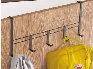 Závěsná lišta na dveře Lava TouchTherm L 38 cm, černá