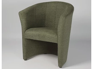 Křeslo Boston, zelená látka