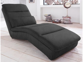 Relaxační lehátko Yankee, černá látka