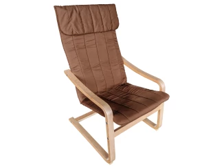 Relaxační křeslo Memphis, hnědé