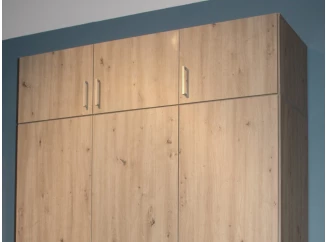 Nástavec na skříň Koski, 150 cm, dub artisan