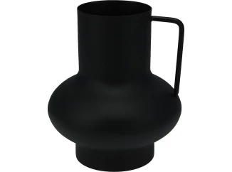 Váza 15 cm, černý zinek