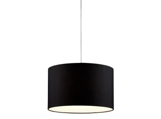 Lustr Hotel, černá látka