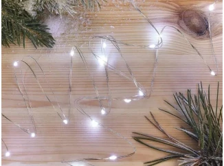 Vánoční řetěz LED Nano 0,9 m, studená bílá