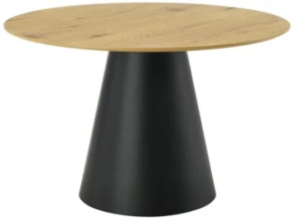 Kulatý jídelní stůl Brandon 120 cm, dub artisan