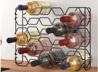 Stojan na lahve Hexagon 15, Lava TouchTherm, černý