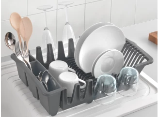 Odkapávač na nádobí Smartex, šedý