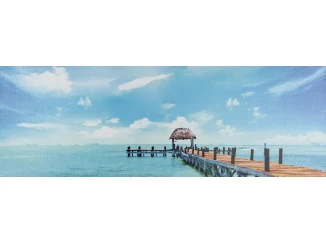 Obraz na plátně Tahiti, 90x30 cm