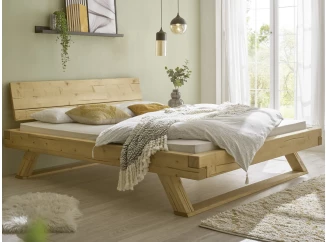 Postel z masivního dřeva Nola 180x200 cm, přírodní smrk