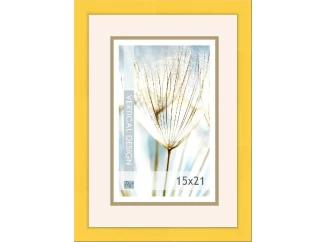 Fotorámeček Giulia 15x21 cm, žlutý