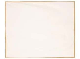 Vánoční ubrus 130x160 cm, krémový se zlatými vetkanými nitkami