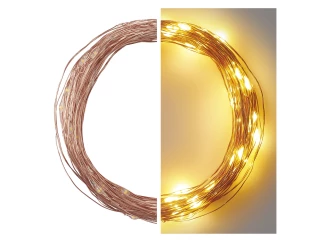 Vánoční řetěz LED Nano 10 m, měděný
