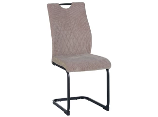 Jídelní židle Gent, béžová látka/látka v optice kůže