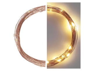 Vánoční řetěz LED Nano 4 m, měděný