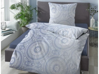 Povlečení linon Elysia, modré