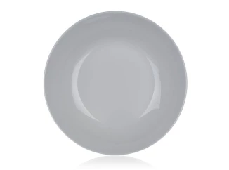 Hluboký talíř Diwali 20 cm, šedé sklo