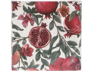 Sada ubrousků (16 ks) 33x33 cm, motiv ovoce
