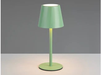 Nabíjecí LED stolní lampička Diaz, zelená