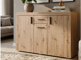 Komoda Pico, 130 cm, dub artisan