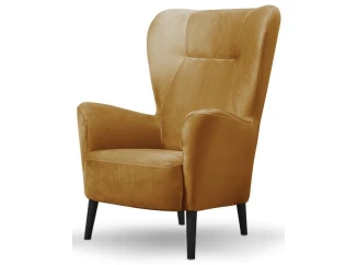 Křeslo Next, žlutá látka