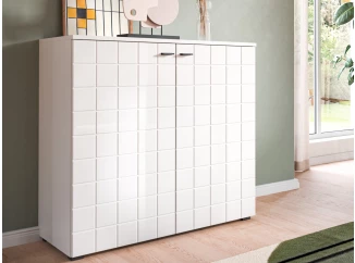 Skříňka 2-dveřová Monty, 92 cm, bílá lesk