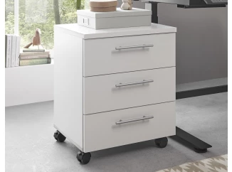 Úložný kontejner na kolečkách Ben, bílý