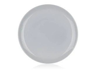 Mělký talíř Diwali 25 cm, šedé sklo