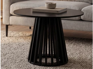 Kulatý konferenční stolek Siluet, černý