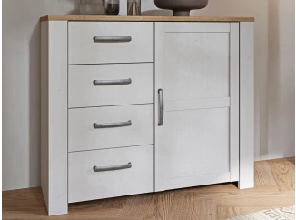 Komoda Bohol 101 cm, modřín/dub riviera