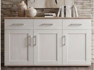 Komoda se zásuvkami Romance, modřín/dub